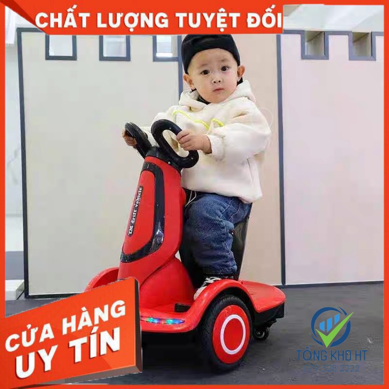 Xe điện cần bằng cho Bé xoay 360 độ - Có điều khiển - Acquy sử dụng liên tục 6-8 giờ