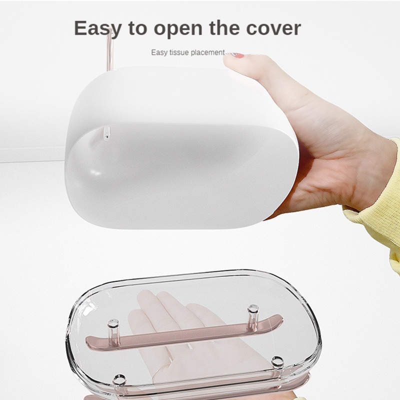 Hộp Đựng Khăn Giấy Rút Bằng Nhựa Hình Hươu Giá Đỡ