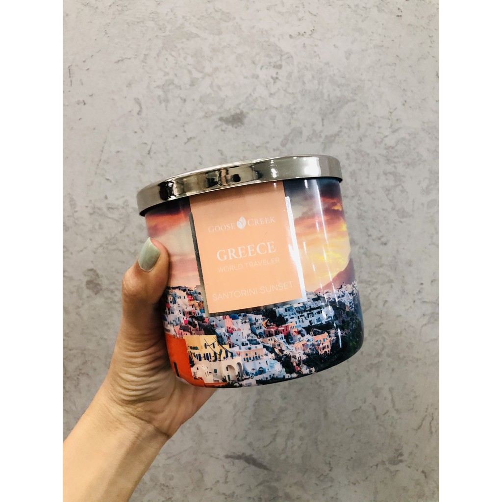 Nến Thơm Goose Creek WORLD TRAVELER 411g 3 Bấc