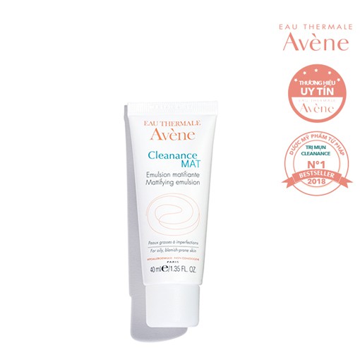 Kem Dưỡng Ẩm Avene Cho Da Dầu & Da Mụn - Avene Cleanance Mat Emulsion 40ml