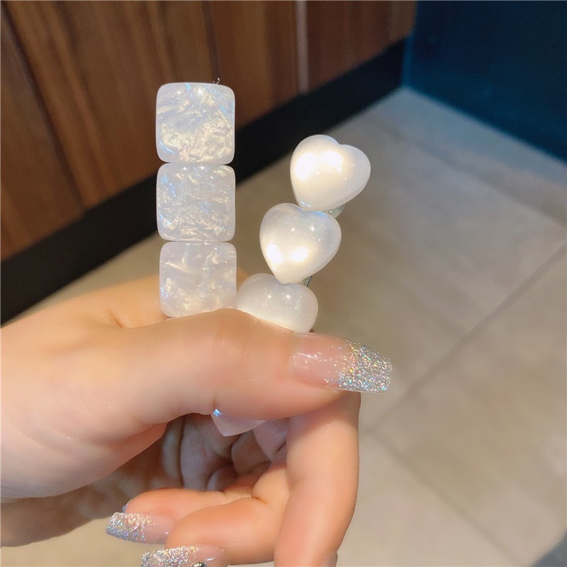 Kẹp tóc đính đá phong cách Hàn quốc cute đẹp lấp lánh dưới nắng đèn dễ thương KC44 JOLY