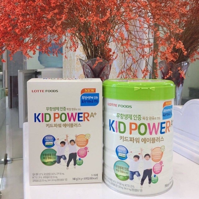 [Mã 267FMCGSALE giảm 8% đơn 500K] [Date 04/2022] Sữa bột Kid Power A+ 750g Nội Địa Hàn