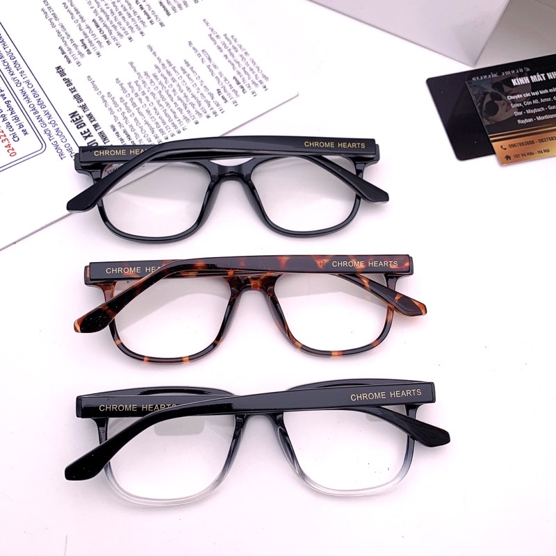Gọng kính Chrome hearts lõi hợp kim cao cấp CH2803