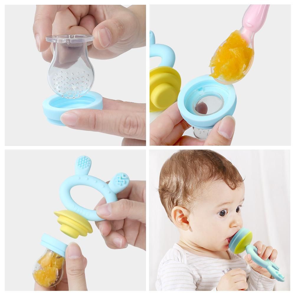 Túi nhai ăn dặm, chống hóc Silicone Haakaa, Siêu mềm mại