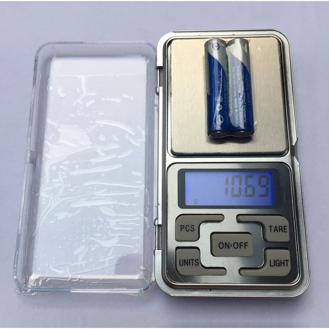 Cân điện tử Cân tiểu li điện tử bỏ túi độ chính xác cao 200g/0.01g MH-200+ TẶNG 2 PIN