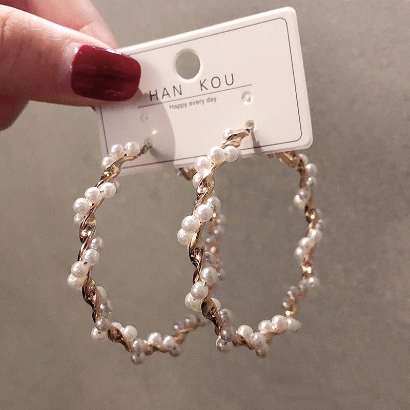 Bông Tai Mạ Bạc 925 Kiểu Hàn Quốc Dễ Phối Đồ