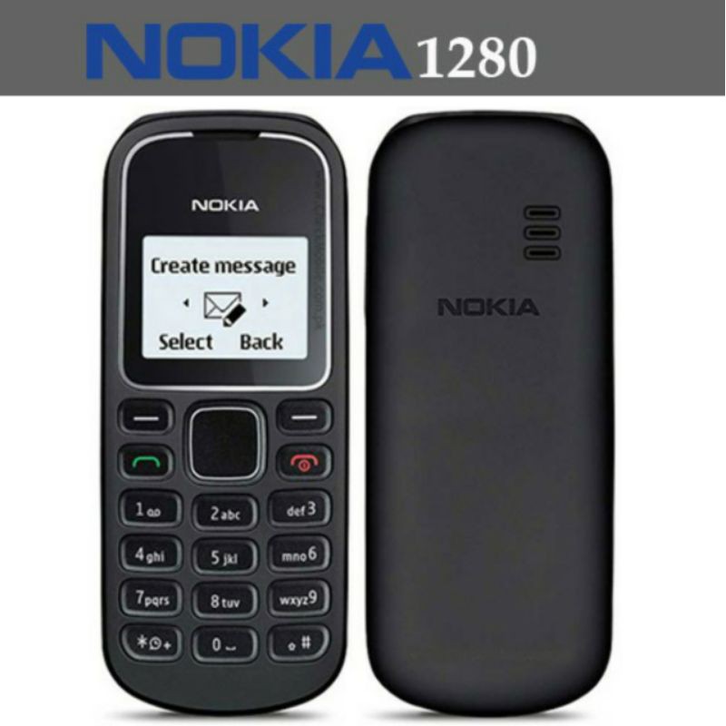 [HÀNG CHÍNH HÃNG] ĐIỆN THOẠI Nokia 1280 kèm pin sạc có bảo hành 6 THÁNG