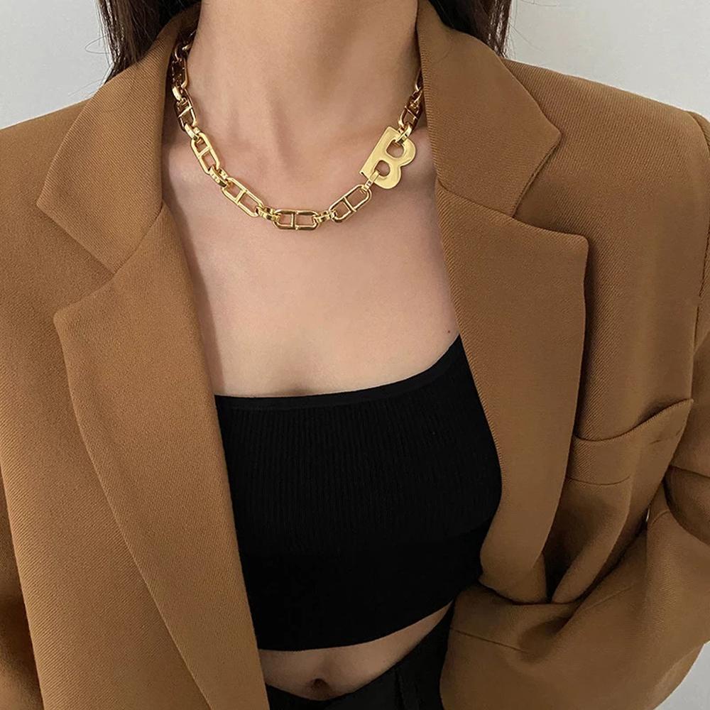 DARON Dây Chuyền Sợi Xích Dày Phong Cách Hip hop Mới