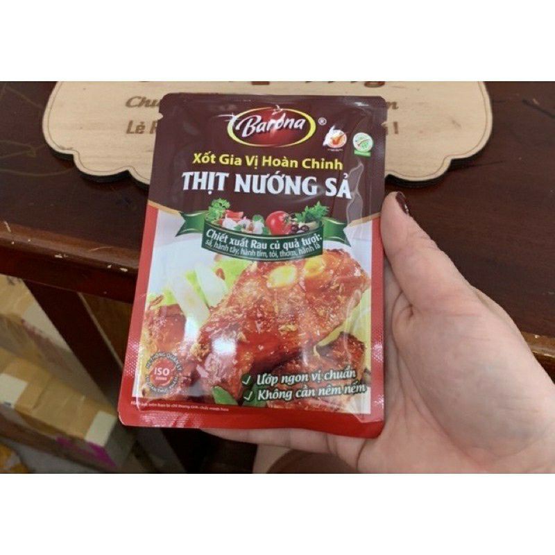 Xốt Gia Vị Hoàn Chỉnh Barona 80gr Không Cần Nêm Thêm Gia Vị