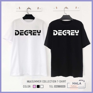 Áo thun unisex nam nữ in chữ degrey - hala store