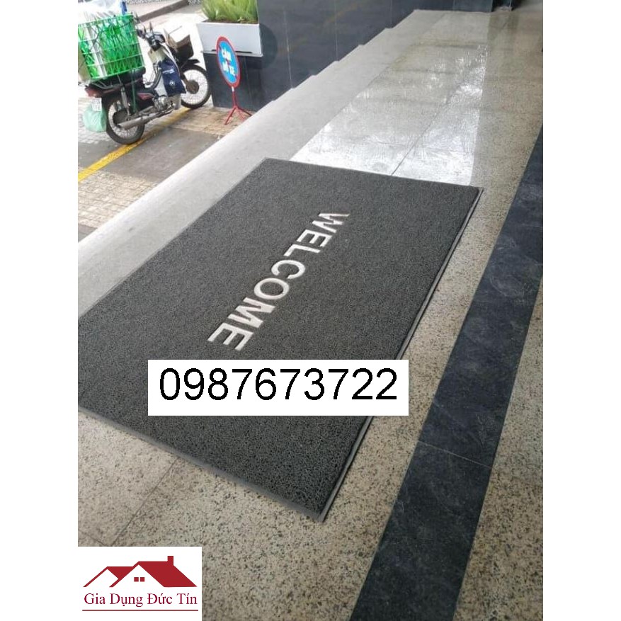 Thảm Chùi Chân Welcome, Thảm Lau Chân cho nhà hàng, khách sạn và tòa nhà lớn.