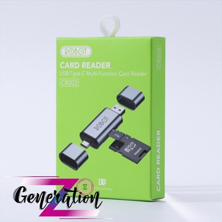 ĐẦU ĐỌC THẺ NHỚ TYPE-C CR202 - CARD READER TYPE-C TF/SD CR202