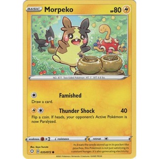 Thẻ Bài Pokemon Morpeko - 35/72 - Common