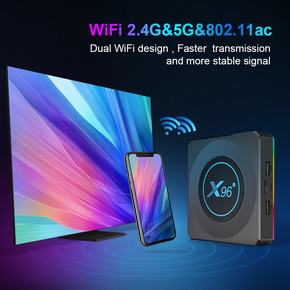 Android TV Box X96 X4 - Ram 4GB, Bộ nhớ trong 32GB, Amlogic S905X4, Android 11 | BigBuy360 - bigbuy360.vn