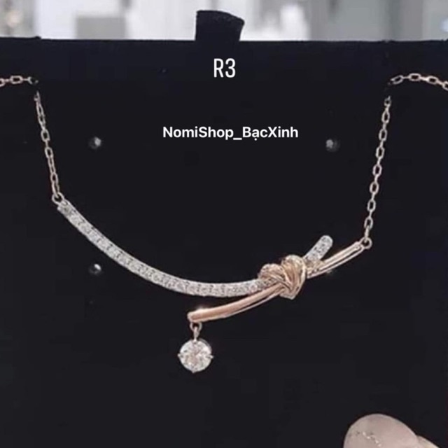 Dây chuyền nữ Bạc ta, Mẫu mới siêu xinh mới lạ độc đáo tinh tế Mainomi Shop Bạc Xinh