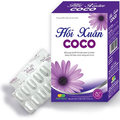 Hồi Xuân Coco - Tăng Cường Nội Tiết Tố, Giảm Các Triệu Chứng Bốc Hỏa , Mãn Kinh Ở Phụ Nữ