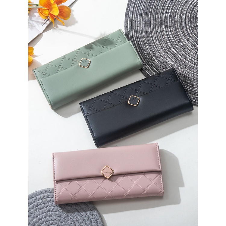 Ví Dài Đựng Thẻ Cao Cấp Thời Trang Dành Cho Nữ Giá Đỡ