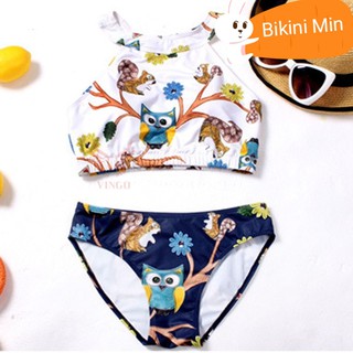 Bikini 3 mảnh họa tiết con cú