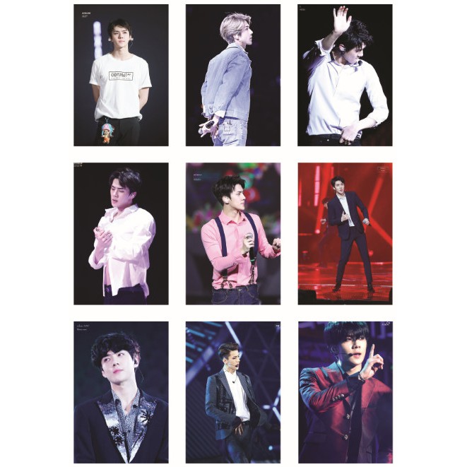 Lomo card ảnh EXO SEHUN on stage full 99 ảnh