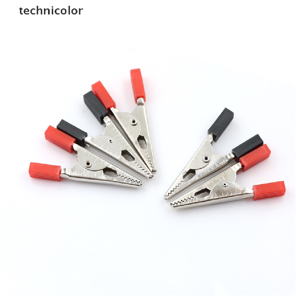 Set 5 Kẹp Cá Sấu Thử Điện 50mm Tay Cầm Nhựa Siêu Bền Tyg Tygg TYG