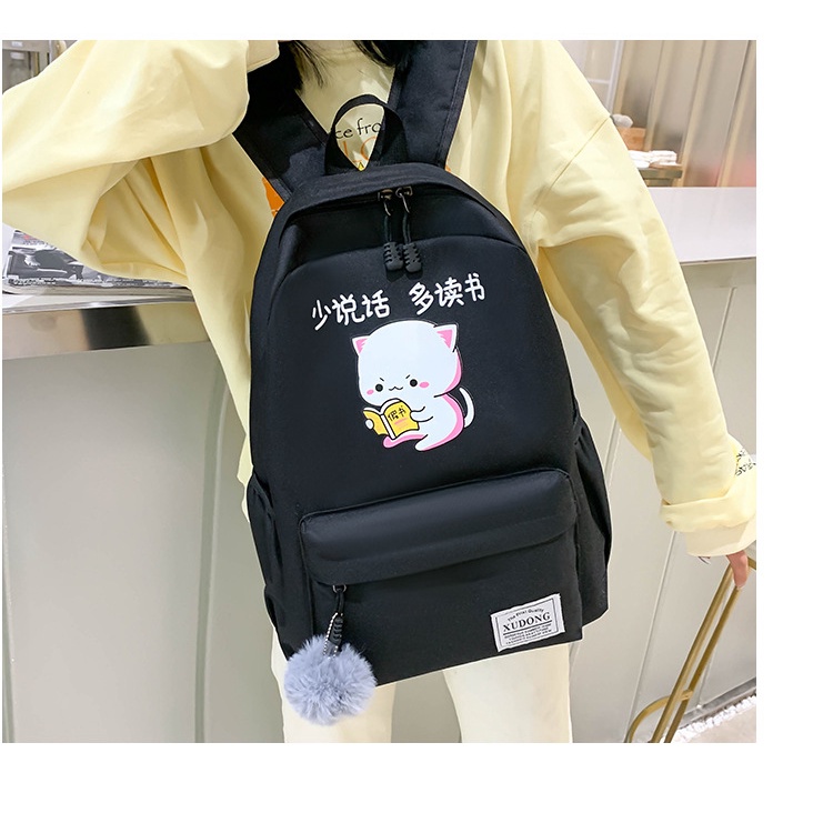 Ba Lô Học Sinh Thời Trang Hàn Cho Nữ