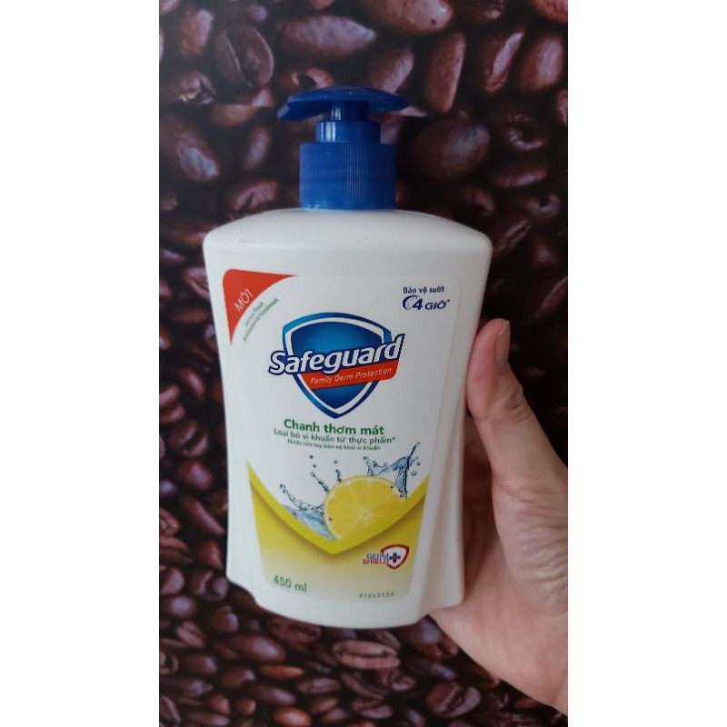 Nước rửa tay Safeguard mùi chanh thơm mát 450ml