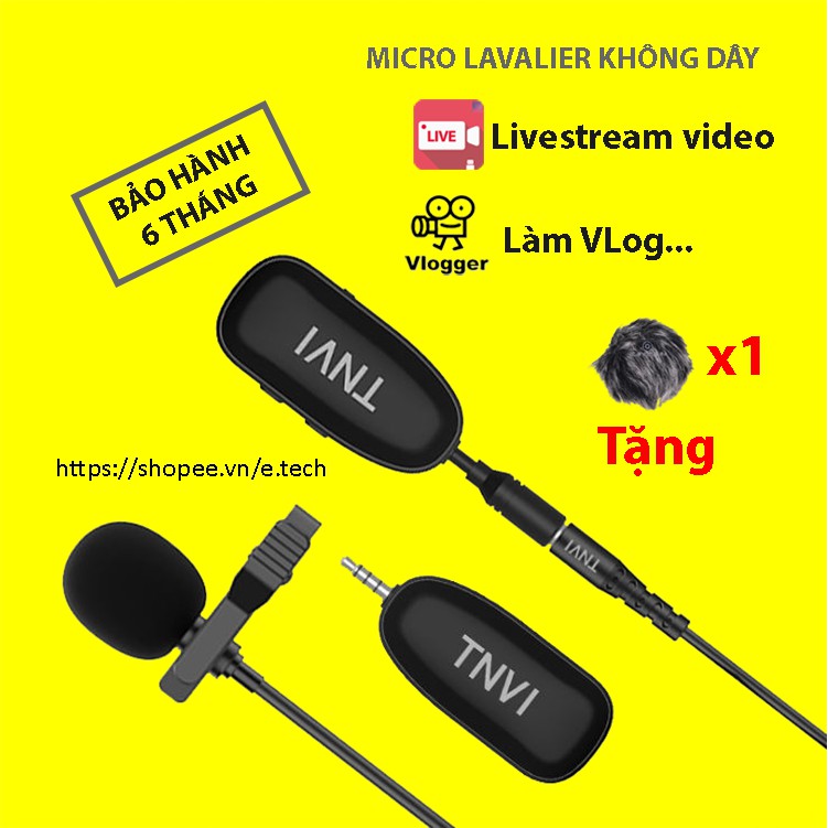  Micro cài áo không dây cho điện thoại TNVI V1