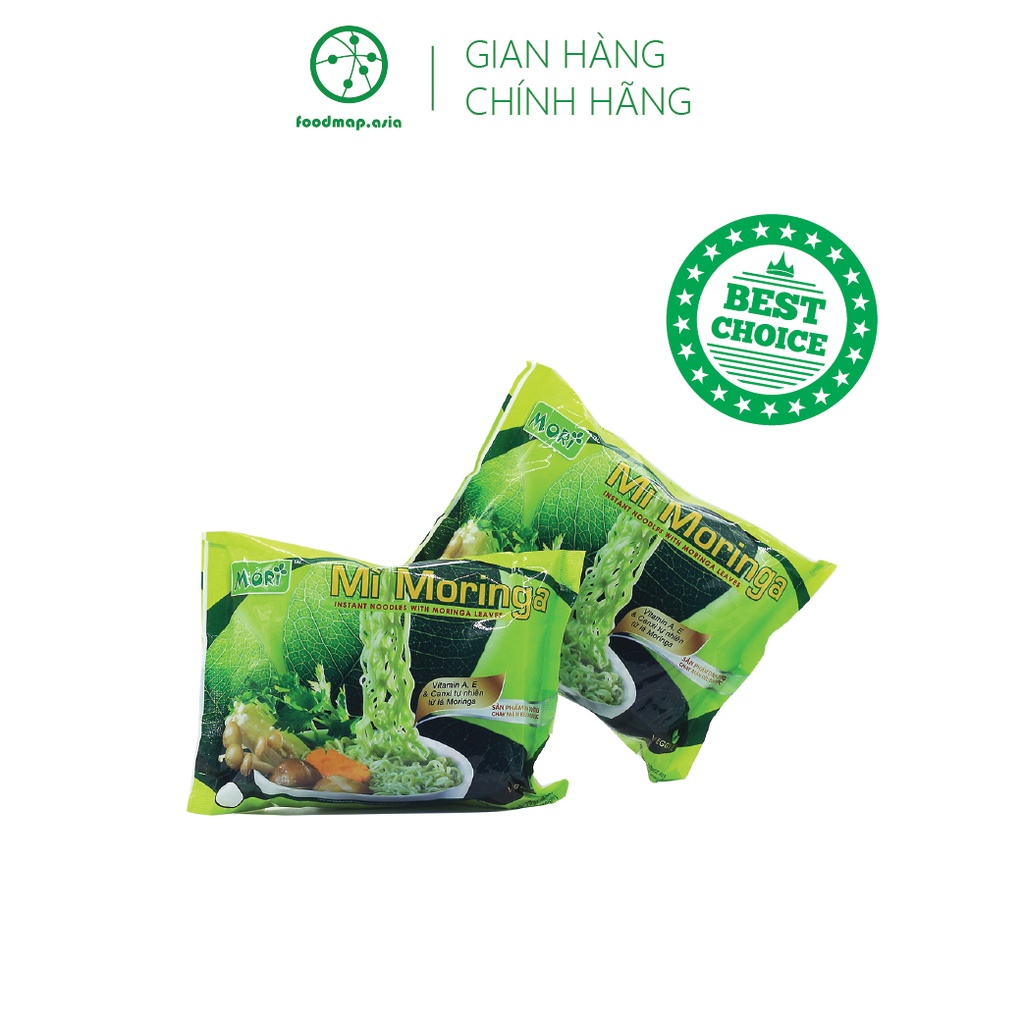 Set 2 Gói Mì Chùm Ngây Moringa 70gr - FoodMap