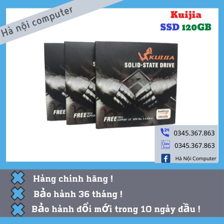 Ổ cứng SSD Kuijia 120Gb. Ổ cứng công nghệ mới nhanh gấp 20x ổ cứng thông thường. Sảm phẩm giành cho máy tính bàn