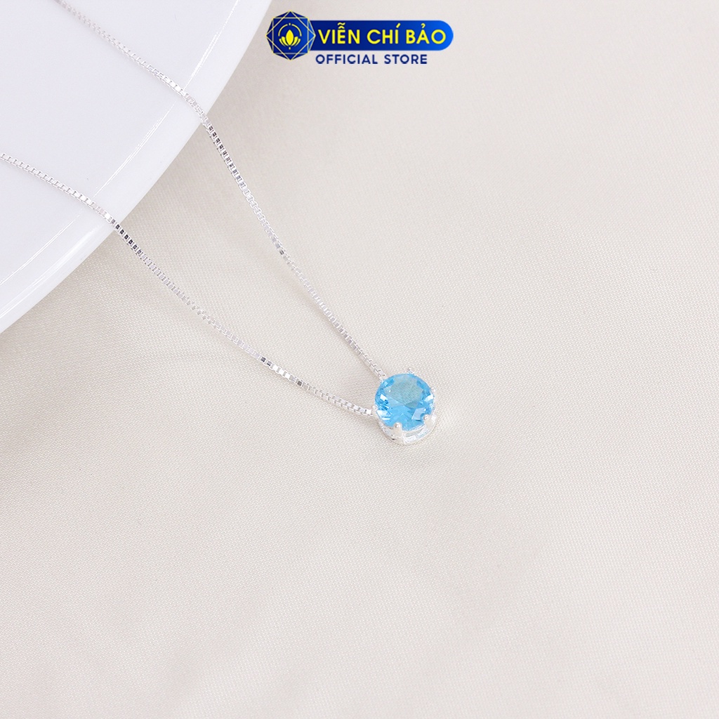 Dây chuyền bạc nữ mặt tinh tú bạc 925 lấp lánh thời trang phụ kiện trang sức nữ Viễn Chí Bảo D400727x