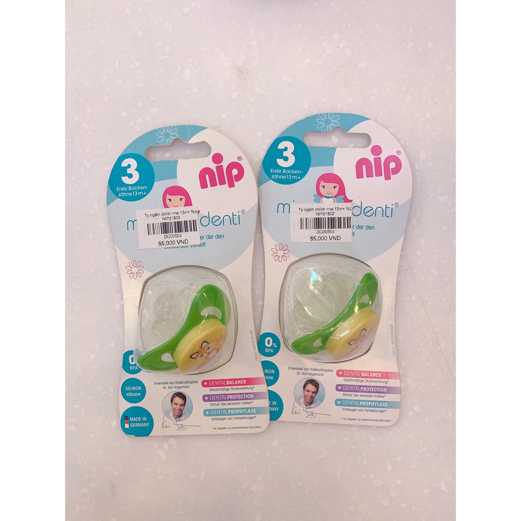 Ti Giả NIP Đức Chỉnh Nha NP31802 13M+ ⭐️Mẹ Và Bé Baby World Đà Nẵng