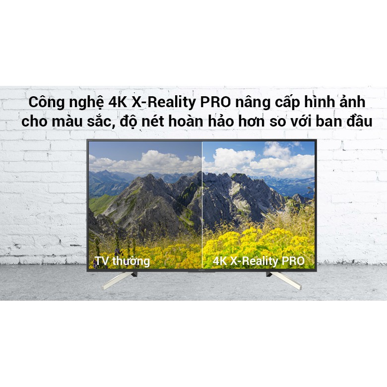 Android Tivi Sony 4K 43 inch KD-43X7500F Mới 2018