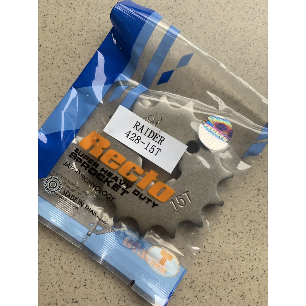 Nhông 15T xe raider Fi hiệu recto