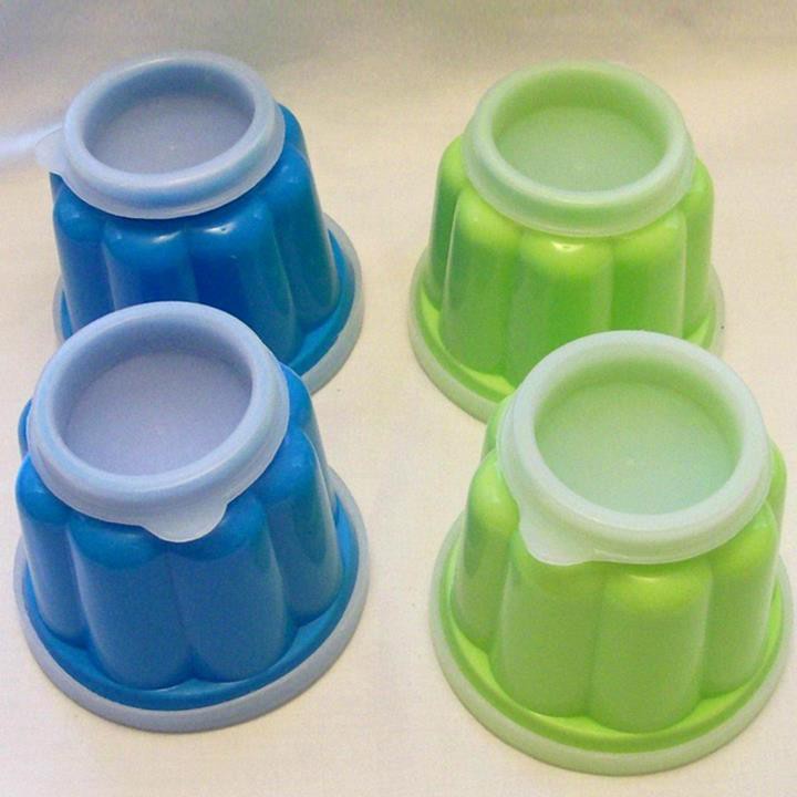 Bộ 6 khuôn làm rau câu , làm bánh có nắp đậy - BX1406