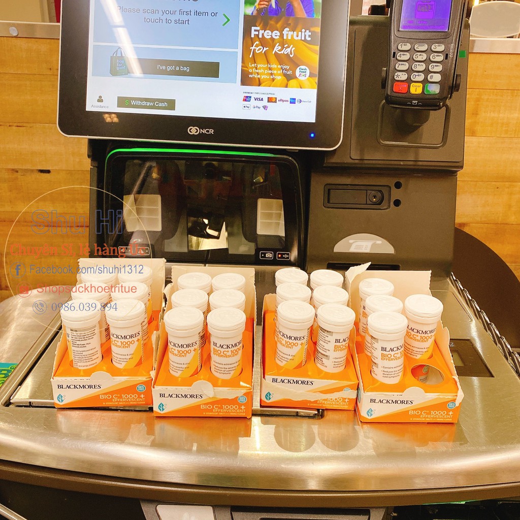 (Mẫu mới) Viên sủi vitamin C và kẽm tăng đề kháng hàm lượng cao 1000mg 10 viên - Blackmores Vitamin C Echinacea + Zinc | BigBuy360 - bigbuy360.vn