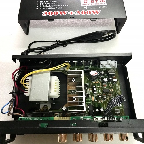 Amply mini bluetooth BT-198 - ampli mini 12v/220v hàng xịn loại 1, chuyên nghe nhạc, đánh đàn bầu