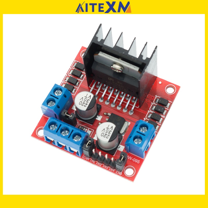 L298n bảng điều khiển mô-đun L298N bước động cơ xe thông minh robot bánh mì peltier Công suất cao L2