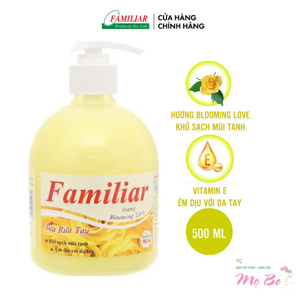 Nước Rửa Tay kháng khuẩn khử mùi Familiar 500ml