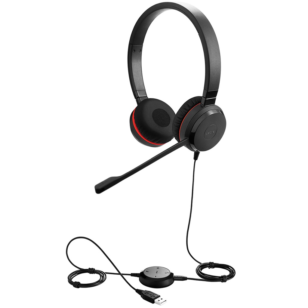 Tai nghe Jabra Evolve 30 II Stereo (chuẩn USB, 2 tai) - Hàng chính hãng