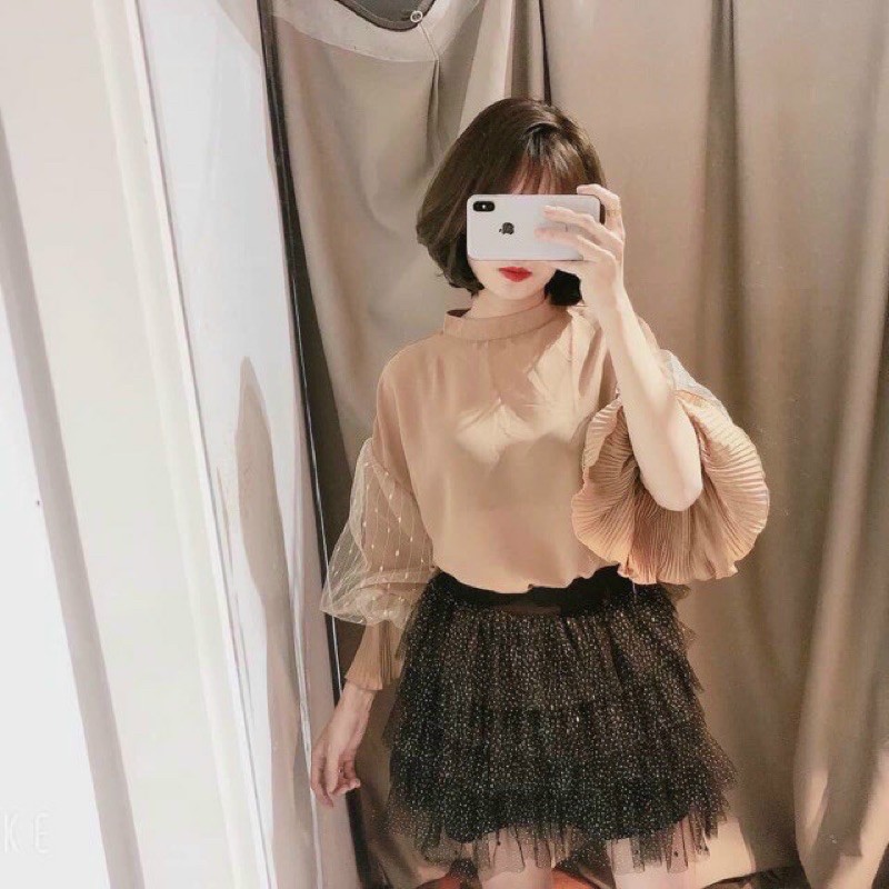 Áo kiểu tay loe đẹp