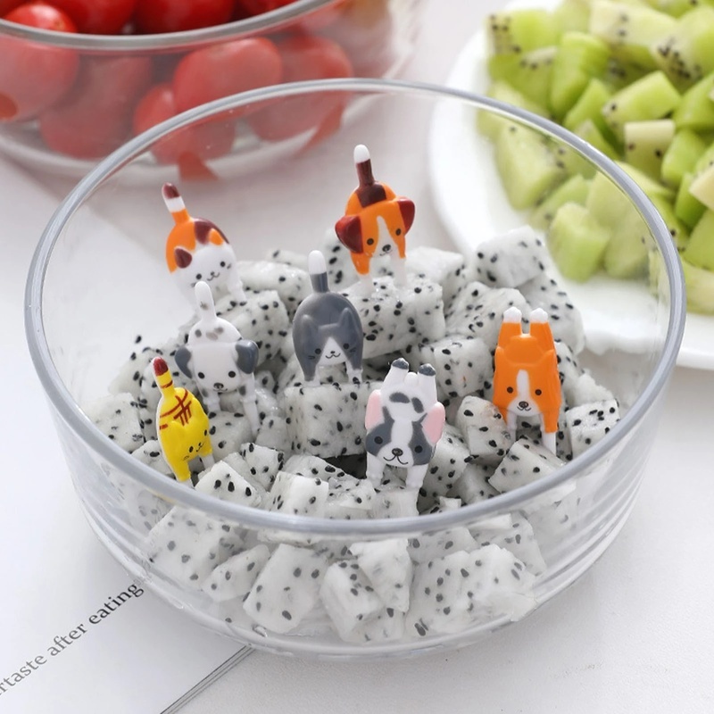 Set 7 Nĩa Ăn Tráng Miệng Hình Động Vật Dễ Thương