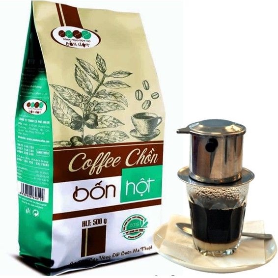 Cà Phê Chồn Bốn Hột 500gr (Pha Phin)