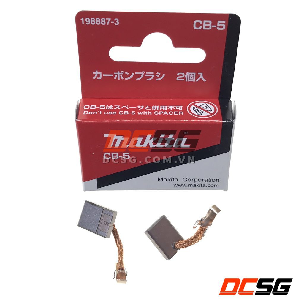 Chổi than cho máy pin CB-5 Makita 198887-3 (thay thế cho mã CB-440, CB-448)