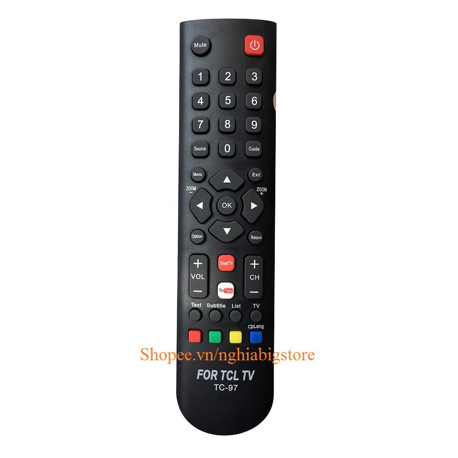 Remote Điều Khiển Tivi TCL, Internet Smart TV LED TC-97