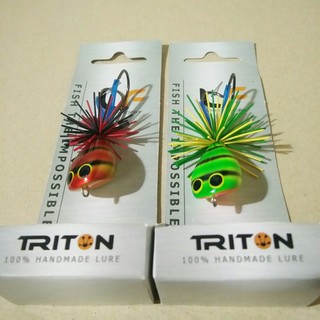 Mồi Ếch Giả Câu Cá Lóc Mồi Câu Lure Thu Hút Cá Lóc Thái Lan - Triton Bản Hot
