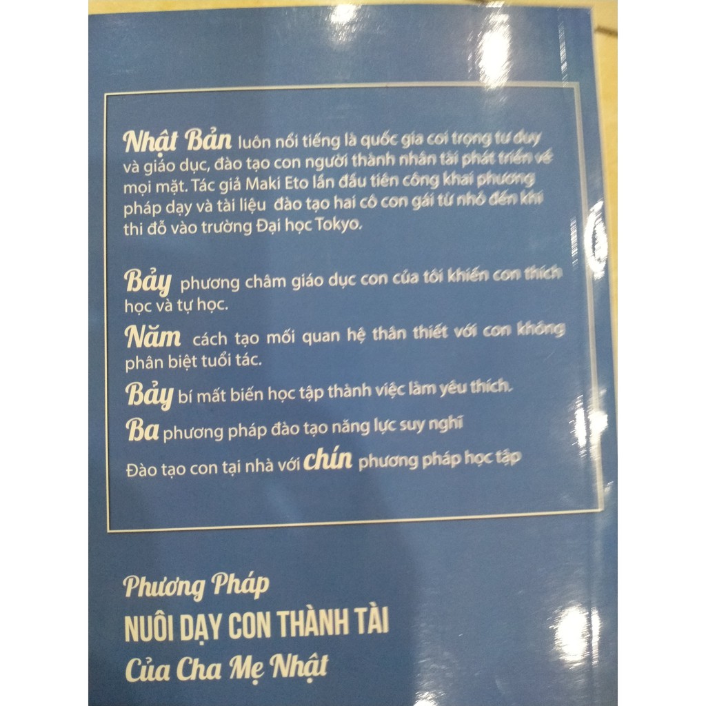 Sách - Phương pháp nuôi dạy con thành tài của cha mẹ Nhật