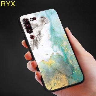 Ốp điện thoại kính cường lực họa tiết vân đá cho LENOVO Z6 PRO LITE Z5S