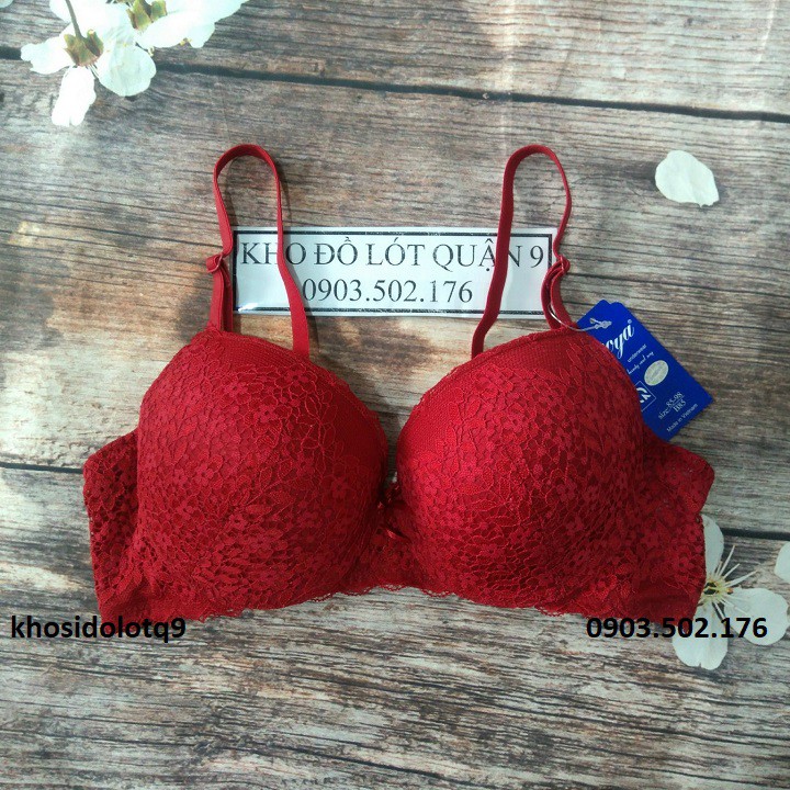 Áo Boya ren hoa mút vừa dày 3cm , có gọng nâng ngực