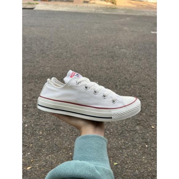 😸 Giày Converse cổ thấp màu trắng 2hand Real 100%
