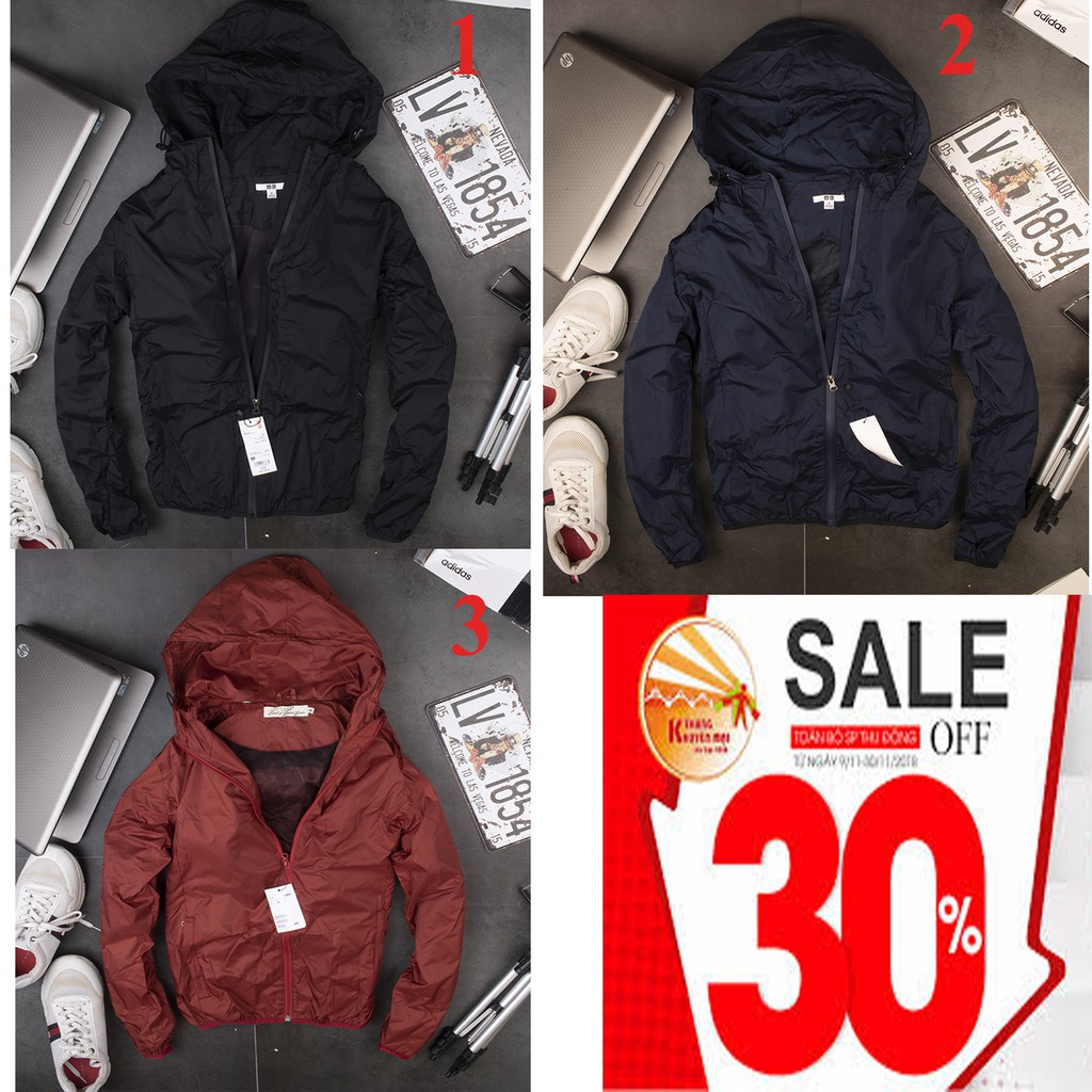 áo gió nam lót lưới nam made in vietnam sale off